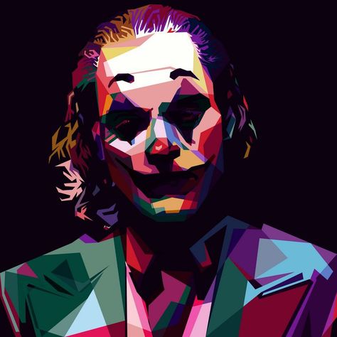 The Joker 2019, Tips To Draw, Joker Drawing, Arthur Fleck, Joaquin Phoenix, The Joker, Geometric Art, To Draw, Pop Art