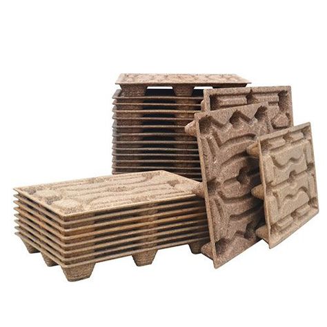 Pallet is the horizontal platform device for the loading, stacking, and transporting of goods and products as unit loads. The Rackable Presswood Pallet is a new type of eco-friendly pallet that uses high-quality wood chips, wood shavings and other plant fibers as raw material, compression molding after drying, glue mixing, under high temperature and high pressure. Wood Chips, Double Deck, Plant Fibres, Wood Pallets, Molding, Wood