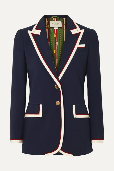 Gucci Blazer, Jacket Inspiration, Gucci Shirts, Look Office, 2024 Ideas, Gucci Outfits, Alessandro Michele, Slim Fit Shorts, Tweed Blazer