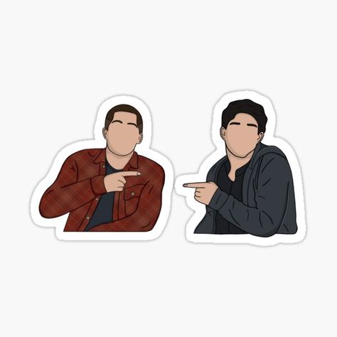 Stiles Stilinski - Scott McCall | Teen Wolf • Millions of unique designs by independent artists. Find your thing. Teen Wolf Stickers, Wolf Canvas Painting, Movies Stickers, Teen Wolf Poster, Scott And Stiles, Maze Runer, Wolf Sticker, Wolf Canvas, Redbubble Stickers