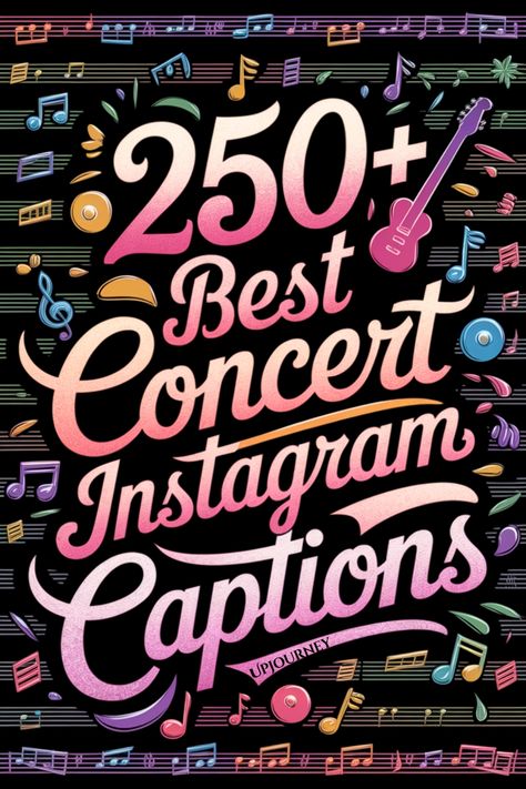 250+ Best Concert Instagram Captions Song Lyrics About Friends, Concert Captions For Instagram, Concert Quotes, Song Lyric Tattoos, Caption Inspiration, Work Etiquette, Relationship Quizzes, Lyrics Tattoo, Happiness Journal