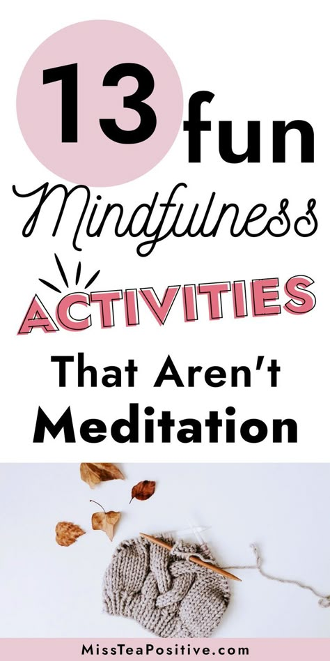 How to relax your mind? How to practice mindfulness everyday? Here are 13 easy & fun mindfulness activities for adults! These include mindful living tricks for women, quick 5-minute mindful activities, mindful exercises for groups, 30-day mindfulness challenge ideas for spring, winter or fall, and tips on how to be mindful at work in your daily life. Fun Mindfulness Activities, Mindfulness Activities For Adults, Group Activities For Adults, Mindfulness Challenge, How To Relax Your Mind, Retreat Activities, Group Therapy Activities, Mindful Activities, How To Relax Yourself