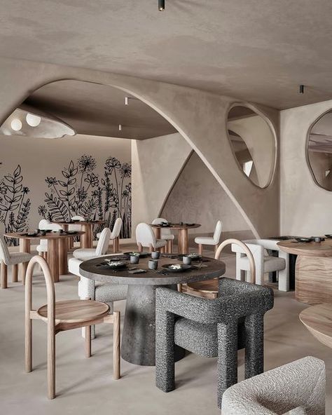 Zen Architecture Design, Zen Cafe Interior Design, Wabi Sabi Restaurant Interior Design, Minimal Restaurant Design, Minimal Cafe Interior, Cafe Interior Design Concept, Hospitality Design Hotel, Interior Design Cafe, Zen Interior Design