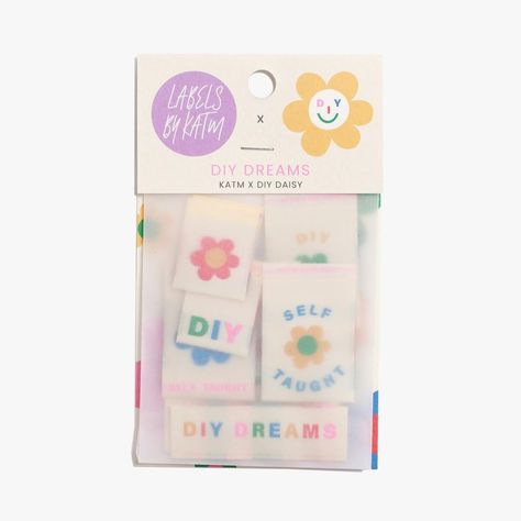 Diy Daisy, Box Packaging Design, Seam Ripper, Creative Packaging, Woven Labels, Packaging Design Inspiration, Diy Style, Making Mistakes, Art Market