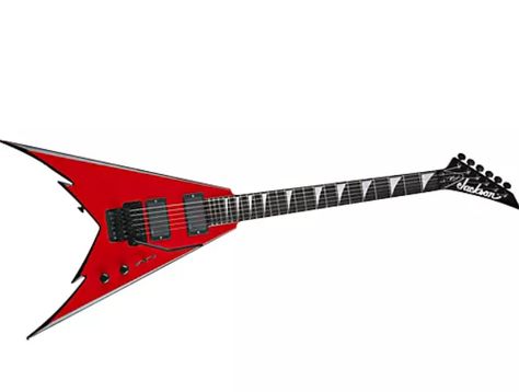 Jackson Phil Demmel - For fans of the V-shaped guitar, this guitar will be one of the choices that enter your wishlist. Jackson guitar, a manufacturer... #JacksonGuitar #JacksonPhilDemmel #VGuitar V Shape Guitar, V Shaped Guitar, V Guitar, Jackson Guitars, Create A Signature, Music Technology, Floyd Rose, Metal Music, Kinds Of Music