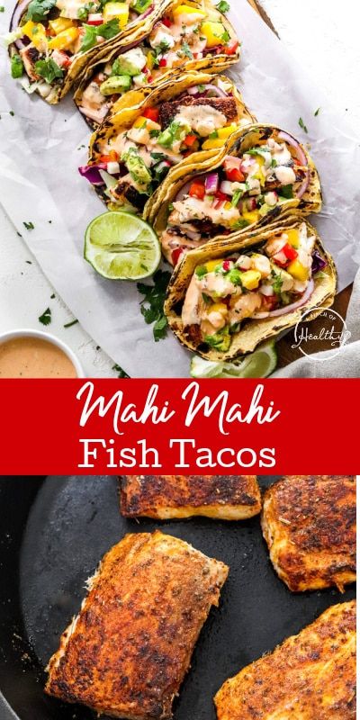 Mahi Mahi Fish Tacos, Mahi Tacos, Mahi Mahi Tacos, Mahi Fish, Roasted Cauliflower Recipes, Fish Dinner Recipes, Fast Dinner, For One, Fish Tacos Recipe