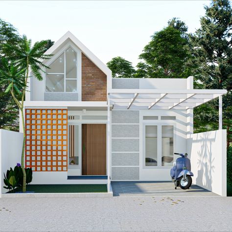 hello we are open for architectural design services, WA: 085856565405 Scandinavian Door Design, Fasad Scandinavian, Scandinavian House Design Exterior, Small Scandinavian House, Muji House Design, Minimalist House Exterior, Scandinavian Facade, Scandinavian House Exterior, Scandinavian House Design