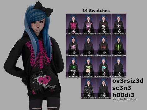 Sims 4 Custom Content by LonelyGravesCC also known as Simsloverxyz Sims 4 Cc Goth, Scene Clothing, Sims 4 Anime, The Sims 4 Packs, Sims 4 Cc Makeup, Sims 4 Body Mods, Tumblr Sims 4, Sims 4 Cc Folder, Sims 4 Characters