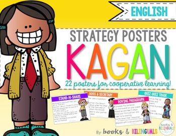 This packet comes with 22 different strategy posters to bring Kagan Cooperative Learning to your classroom. Each poster has clear instructions in easy to read font and clipart. The written and visual directions support ELL students. Learning happens when students are engaged. Kagen Strategies, Kagan Cooperative Learning, Kagan Strategies, Kagan Structures, Cooperative Learning Strategies, Cooperative Learning Activities, Leadership Activities, Ell Students, Classroom Strategies