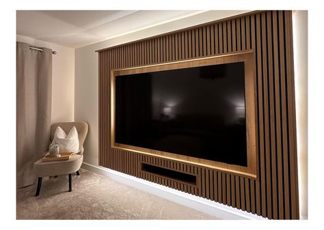 Media Wall Ideas, Tv Wall Design Ideas, Tv Wall Panel, Luxury Home Interior, Budget Home Decor, Wall Design Ideas, Feature Wall Living Room, Fireplace Tv Wall, Tv Wand