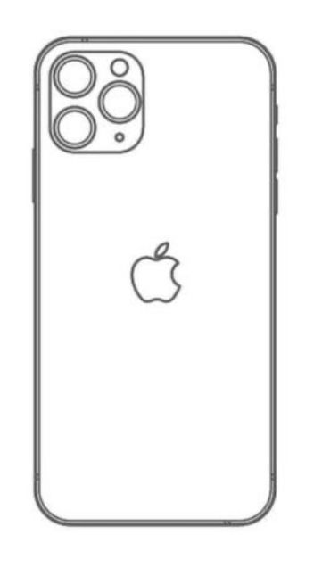 I Phone Drawing, Phone Drawing Easy, Cute Outline Drawings, Iphone Sketch, Iphone Picture, Phone Drawing, Iphone Drawing, Iphone Paper, Aesthetic Profile Picture Cartoon Soft