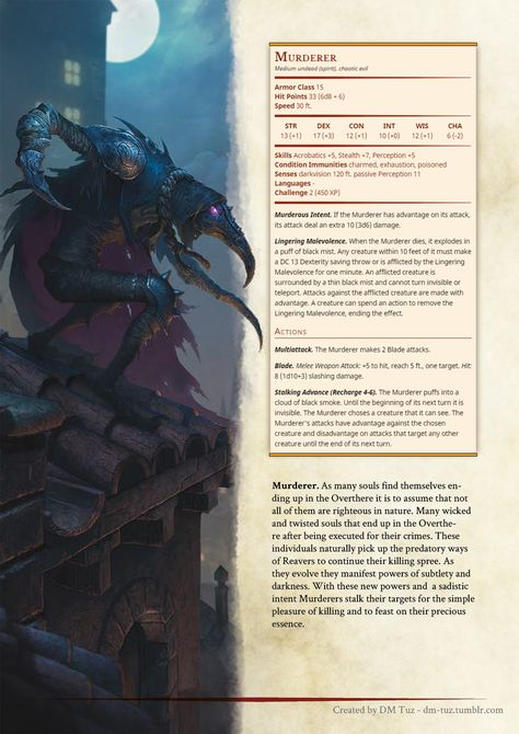 5e Undead, Homebrew Monsters, Book Monster, Dungeons And Dragons Races, Monster Manual, Monster Board, Dnd Stats, Shadow Monster, Mythical Monsters