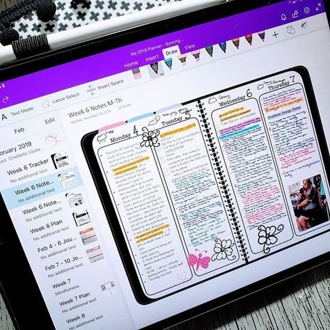 Onenote Planner, Bullet Journal Template, Onenote Template, Arc Notebook, Diary Template, Organizer Planner, Digital Bullet Journal, One Note Microsoft, One Note