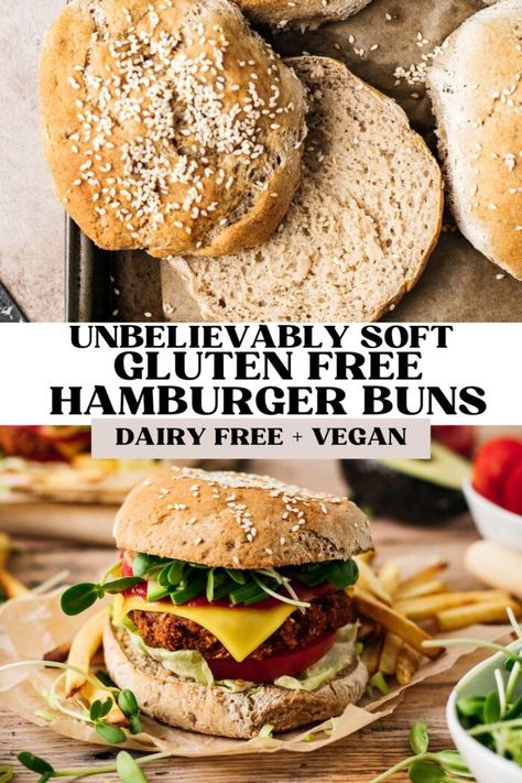 Gluten Free Vegan Hamburger Buns, Gluten Free Vegan Buns, Grain Free Hamburger Buns, Gf Hamburger Buns, Gluten Free Hamburger Buns Recipe, Gluten Free Burger Buns, Gf Buns, Paleo Hamburger Buns, Vegan Hamburger Buns