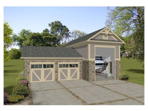 RV Garage Plans & Motor Home Garages – The Garage Plan Shop Detached Rv Garage, Rv Port Homes, Detached Workshop, Detached Garage Plans, Garage Additions, Detached Garage Ideas, Rv Garages, Rv Shelter, Rv Port