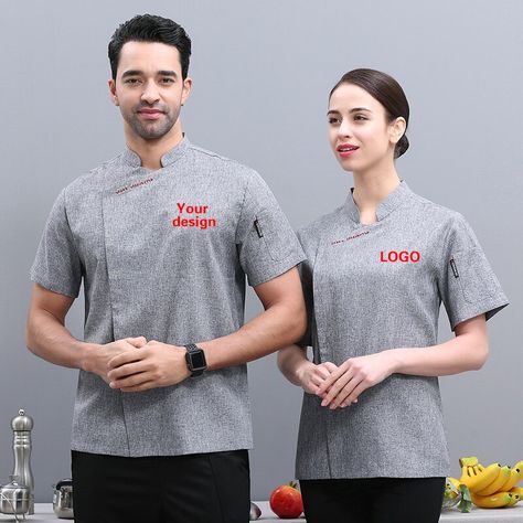 Smarter Shopping, Better Living! Aliexpress.com Chef Dress, Cook Clothes, Hotel Uniform, Chef Jackets, Japanese Home, Chef Wear, Chef Uniform, Chef Coat, Japanese Chef