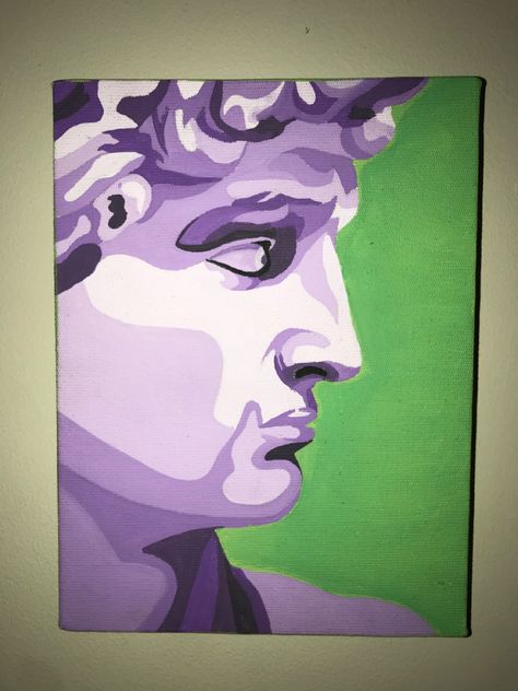 Michelangelo David Painting, David Painting Michelangelo, David Michelangelo Painting, David Michelangelo Drawing, David Michelangelo Art, Greek Drawing, Michelangelo Paintings, David Painting, David Michelangelo