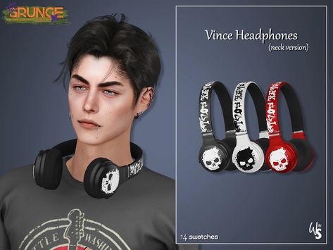 The Sims Resource - Vince Headphones Ts4 Accessories Cc Male, Sims4 Headphone, Sims 4 Cc Chain Necklace Male, Sims 4 Male Sims Cc, Sims 4 Male Cc Accessories, Headphones Sims 4 Cc, Sims 4 Male Accessories Cc, Sims 4 Headphones Cc, Sims 4 Cc Male Accessories