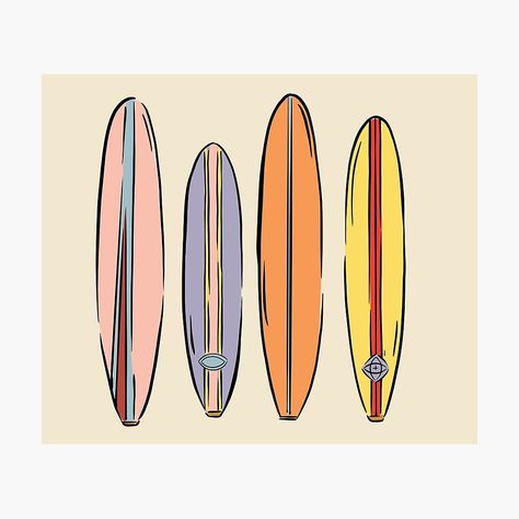 Get my art printed on awesome products. Support me at Redbubble #RBandME: https://www.redbubble.com/i/photographic-print/Vintage-Surfboards-by-alexnoellejones/146744923.6Q0TX?asc=u Surfboard Illustration, Vintage Surfboard, Vintage Surfboards, Buy Vintage, Surfboard, Photographic Print, My Art, Awesome Products, Christmas Cards