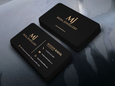 Jewelry Bussines Cards, Business Card Design Jewelry, Black Visiting Cards Design, Jewelry Visiting Cards Design, Company Promotion Ideas, Designers Visiting Card, Jewelry Cards Design, Business Card Ideas Beauty, Business Card Jewelry Designer