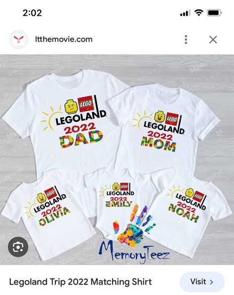 Lego Land, Matching Shirts, Mom And Dad, Lego