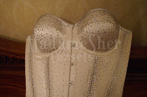 madame sher corset rhinestone Bejewelled Corset, Bedazzled Corset, Crystal Corset, Rhinestone Corset, Burlesque Outfit, Semi Dresses, Burlesque Costume, Waist Training Corset, Waist Training