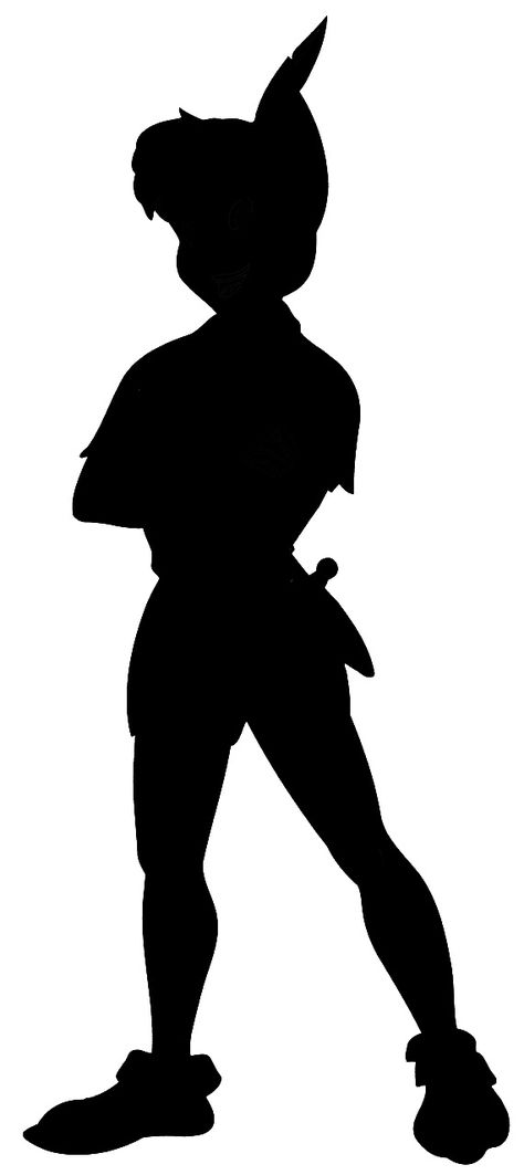 Peter Pan Shadow, Peter Pan Silhouette, Peter Pan Tattoo, Svg Projects, Spiderman Painting, Peter Pan Art, Cornish Pixie, Peter Pan And Wendy, Peter Pan Neverland