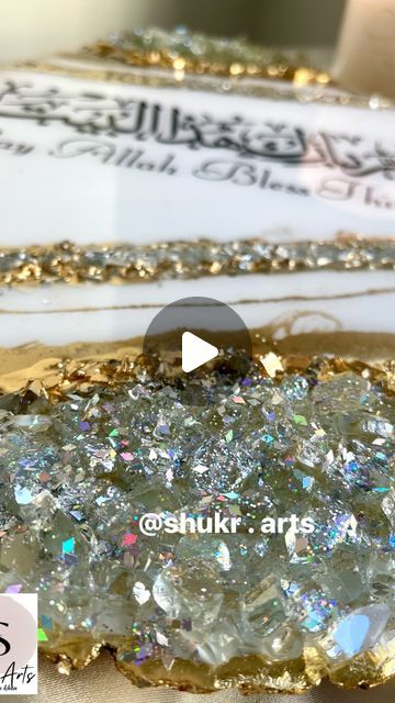 Shukr Arts by Subia khan on Instagram: "Process Reel for these amazing Resinart Pieces. Its a very lengthy process, tried to sum up in this small reel .Enjoy 🤗!! All these pieces were made by Usind Art and Craft Resin by @magicresinofficial . . . . . . #epoxy#resincrafters#resinartdesign #resinwallart#islamic#islamicart#tutorials #reelsinstagram #reels #reelitfeelit #chicagoart" Islamic Epoxy Art, Islamic Resin Art, Craft Resin, Chicago Art, Resin Wall Art, Sum Up, Art And Craft, Resin Art, Arts And Crafts