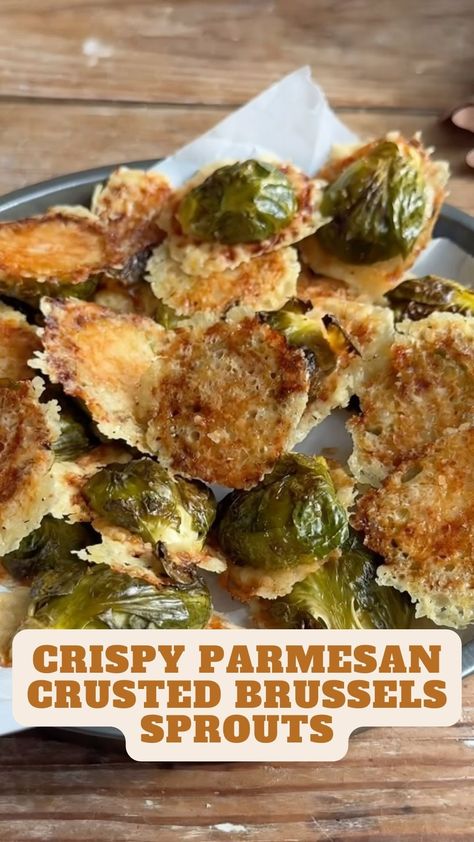 Crispy Parmesan Crusted Brussels Sprouts – Mom Secret Ingrediets Parmesan Crusted Brussel Sprouts, Crusted Brussel Sprouts, Parmesan Crusted, Easy Family Dinners, Brussels Sprouts, Cooking Dinner, Vegetable Dishes, Brussel Sprouts, Healthy Lunch