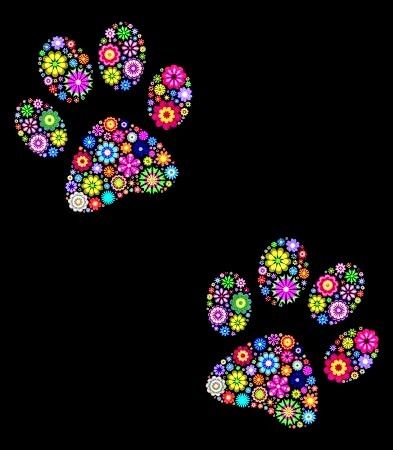 Paw Wallpaper, Paw Print Art, Painting Cat, Dog Canvas, Dot Art Painting, Music Files, Mandala Painting, Dot Art, Print Wallpaper