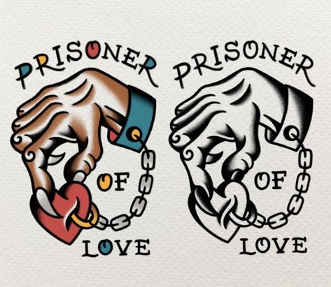 Prisoner Of Love Tattoo, Prisoner Of Love, Getting Tattooed, M Tattoos, Prison Tattoos, Bat Tattoo, Cool Arm Tattoos, Hand Drawings, Flash Tattoo Designs