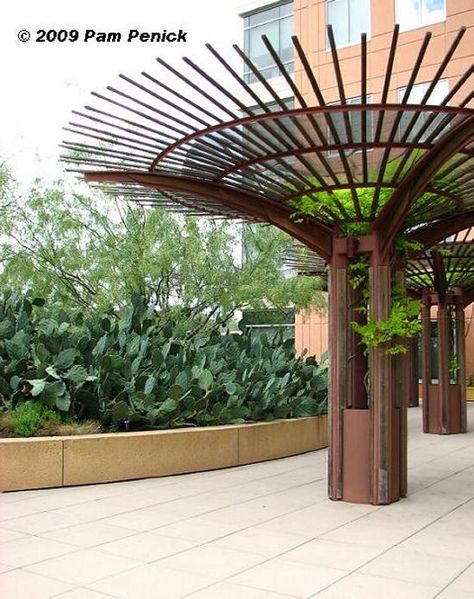 Umbrella Trellis: Covered Walkway, Bamboo Architecture, Garden Vines, Garden Arbor, Landscape Architecture Design, Green Architecture, Shade Structure, Pergola Designs, Food Garden