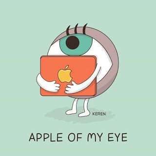 English    is    FUNtastic: Meaning of "apple of my eye" Anatomy Puns, The Apple Of My Eye, Cool As A Cucumber, Visual Puns, Idiomatic Expressions, Apple Of My Eye, Funny Puns Jokes, Cute Puns, Pun Card