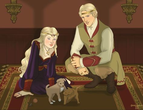 Baelon Targaryen, Viserra Targaryen, Rhaegar And Lyanna, Game Of Thrones Artwork, Targaryen Art, Asoiaf Art, Raven Art, Gra O Tron, Valar Morghulis