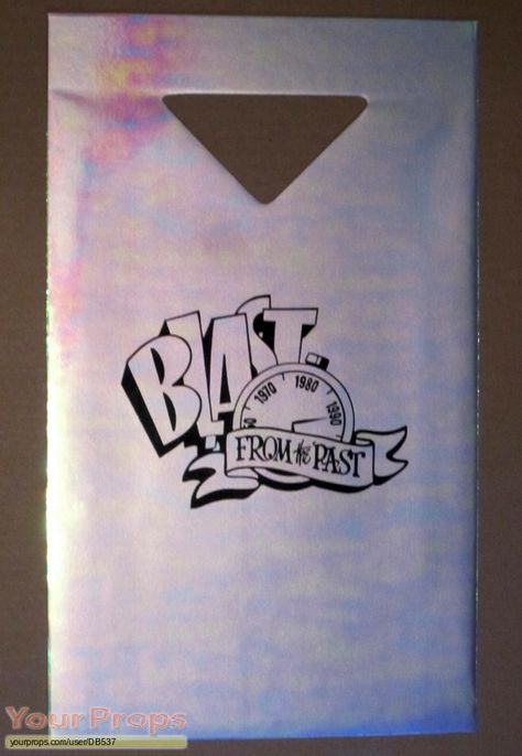 Blast from the Past Bag (Back to the Future: Part II) Cardboard Ideas, Movie Journal, Travel In Style, Back To The Future, Blast From The Past, To The Future, Time Travel, Travel Style, Movie Tv