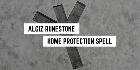 Home Protection Spell, Spells For Protection, Green Witchery, Spells For Love, Protection Spell, Rune Stones, Norse Runes, Wiccan Spell Book, Home Protection