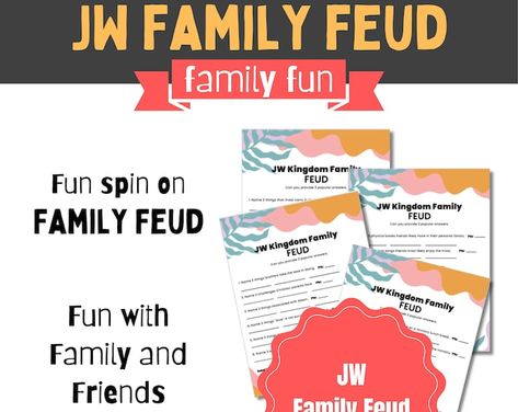 JW Bible Who Said That Game for Family Worship Night - Etsy Jw Party Games, Jw Games Ideas Family Worship Night, Jw Bible Games, Jw Family Worship Ideas Activities, Jw Games Ideas, Family Worship Jw, Jw Family Worship Ideas, Family Worship Ideas Jw Games, Jw Games