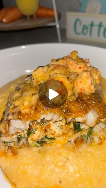 Stacy Johnson on Instagram: "Stuffed Catfish topped with Lobster Crème😮‍💨 #lunch #food #foodporn #foodie #foodstagram #catfish #eat #instagram #instafood #reels #viral #cooking #southernfood #contentcreator #content #fyp #cheesegrits" Stuffed Catfish With Shrimp, Stuff Catfish Recipes, Stuffed Catfish Recipes New Orleans, Catfish Meal Ideas, Catfish Meals Sides, Fried Catfish Dinner Sides, Easy Seafood Recipes Simple, Stuffed Catfish Recipes, Catfish Dinner Ideas