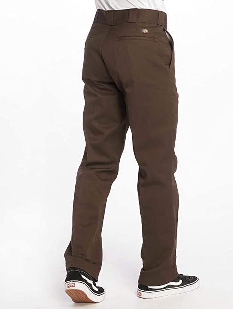 Brown Dickies Outfit Men, Dickie Pants Outfits Men, Dickies 874 Outfit, Dickies Outfits Men, Dickies Outfit, Dickies Style, Brown Dickies, Dickies 874, Pants Outfit Men