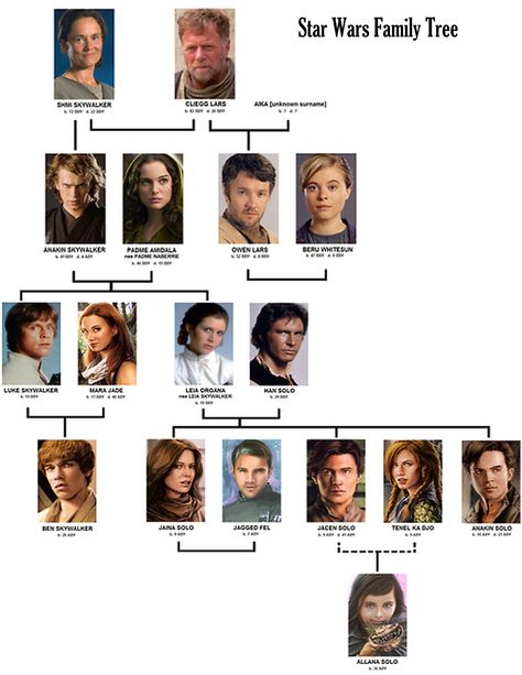 Skywalker family tree.  Source: Club Jade The Skywalker Family, Star Wars Skywalker, Star Wars Family Tree, Skywalker Family Tree, Skywalker Family Fanart Comics, Jaesa Willsaam Star Wars, Star Wars Films In Order, Star Wars Movies In Order, Star Wars Legends