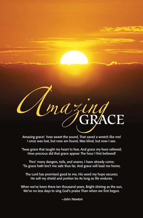 Amazing Grace - penned by John Newton Amazing Grace Song Lyrics, Amazing Grace Song, Table For One, Hymns Of Praise, John Newton, Sing To The Lord, Then Sings My Soul, Inspiring Messages, God Is Amazing