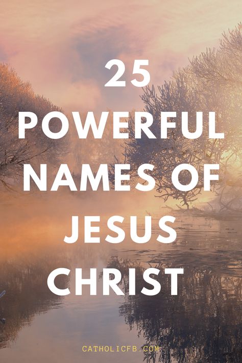 The Different Names Of God, Jesus Real Name, Jesus Names, Powerful Names, Jesus And Mary, Names Of Christ, Scripture Journal, Names Of Jesus Christ, Jesus Name