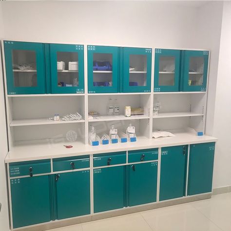 Hospital Cabinets Manufacturers and Suppliers Different Furniture, Medicine Cabinet Organization, Laboratory Design, Medication Storage, Medical Cabinet, Laboratory Equipment, Hospital Furniture, Furniture Office, Supplies Organization