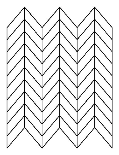 Herringbone pattern. Use the printable outline for crafts, creating stencils, scrapbooking, and more. Free PDF template to download and print at http://patternuniverse.com/download/herringbone-pattern/ Herringbone Art, Herringbone Stencil, String Art Patterns Templates, Printable Outline, Printable Stencils, Coloring Crafts, Dot Painting Tools, Wall Stencil Patterns, Bird Stencil