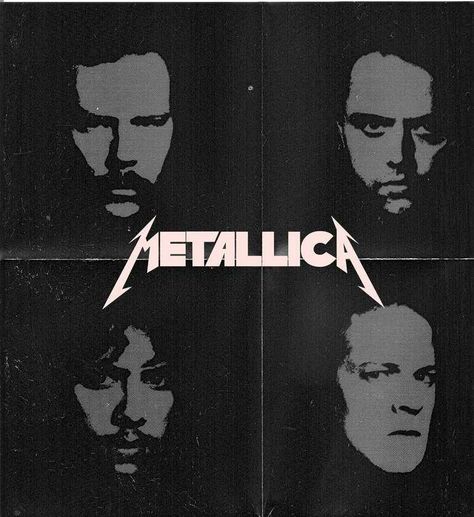 ~METALLICA~ Metallica Black Album, Metallica Black, Metallica, Band, Movie Posters