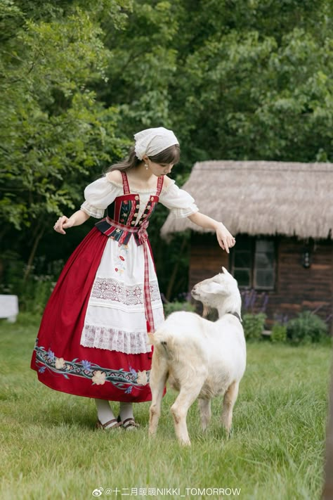 Austrian Traditional Clothing, Traditional Romanian Dress, Traditional English Clothing, Spain Traditional Clothing, Basque Clothing, German Outfits Women, Animal Pose Reference, French Traditional Clothing, Seventeen Chibi