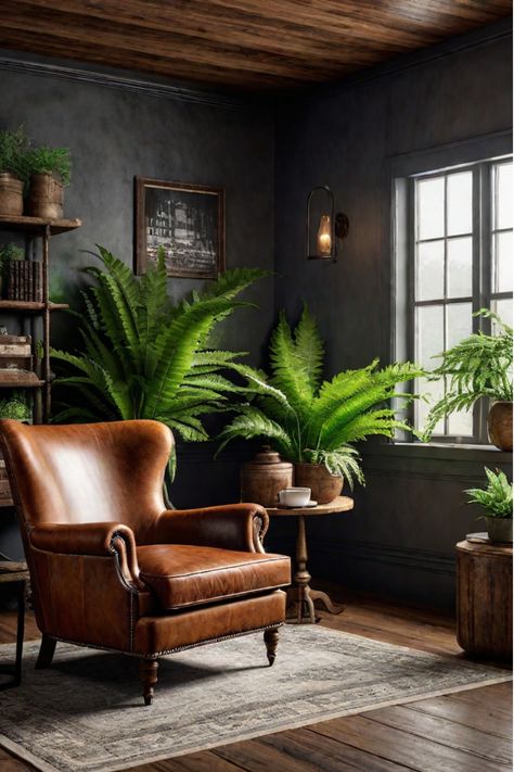 Transform your living room into an eco-chic sanctuary with these inspiring ideas! __ Discover sustainable furniture, upcycled decor, and nature-inspired elements that will elevate your space. Whether you're a minimalist or maximalist, these modern living room ideas will suit any style. #modernlivingroomideas #ecochiclivingroom #homedecorinspo Rainforest Living Room, Rainforest Inspired Living Room, Dark Plant Living Room Aesthetic, Plant Jungle Living Room, Victorian Jungle Room, Eco Friendly Living Room, Japanese Inspired Bedroom, Living Room Furnishings, Sleek Furniture