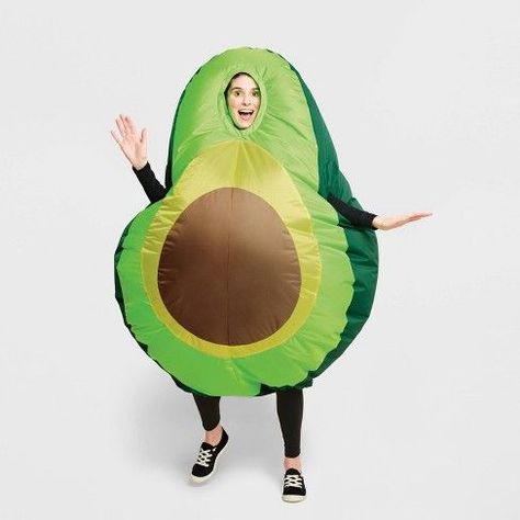 Avocado Halloween Costume, Costume Party Outfit, Fun Halloween Outfits, Avocado Costume, Inflatable Costumes, Whimsical Halloween, Costume Themes, Candy Party, One Piece Suit