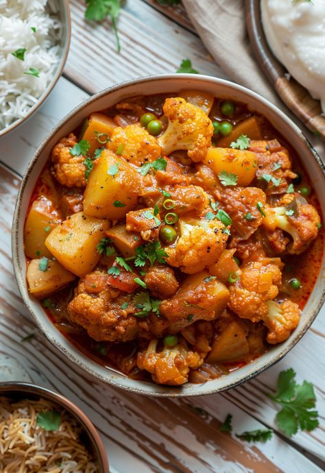 Learn How to Cook Aloo Gobi Recipe For Free | Recipes You'll Love, Made Easy! Ali Gobi Recipe, Aloo Gobi Recipe Authentic, Alu Gobi Recipe, Aloo Gobi Recipe Easy, Aloo Gobhi Recipe, Gobi Aloo Recipe, Alo Gobi, Suppli Recipe, Gobhi Recipe