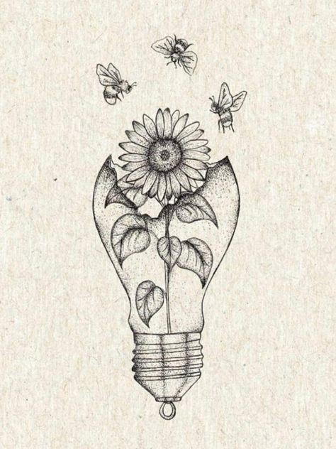 Perspective Tips, Drawing In Perspective, Tips For Drawing, Visual Poetry, Intricate Patterns, Alchemy, Light Bulb, Tattoo Ideas, Sunflower